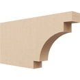 thumbnail image 1 of Ekena Millwork 2"W x 8"H x 16"L Mediterranean Woodgrain TimberThane Rafter Tail, Primed Tan, 1 of 6