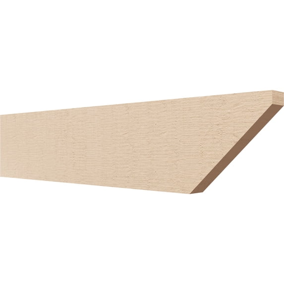 Ekena Millwork 2"W x 8"H x 36"L Concord Woodgrain TimberThane Rafter Tail, Primed Tan