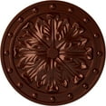 thumbnail image 1 of Ekena Millwork 20 1/2"OD x 1 1/2"P Foster Acanthus Leaf Ceiling Medallion (Fits Canopies up to 2 1/4"), Hand-Painted Antique Copper, 1 of 6