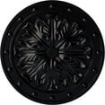 thumbnail image 1 of Ekena Millwork 20 1/2"OD x 1 1/2"P Foster Acanthus Leaf Ceiling Medallion (Fits Canopies up to 2 1/4"), Hand-Painted Jet Black, 1 of 6