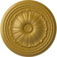 thumbnail image 1 of Ekena Millwork 20 1/2"OD x 1 7/8"P Alexa Ceiling Medallion (Fits Canopies up to 2 7/8"), Hand-Painted Iridescent Gold, 1 of 6