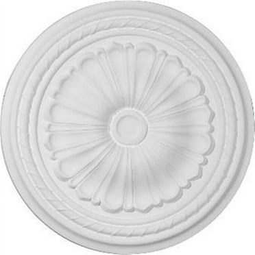 Ekena Millwork 20 1/2"OD x 1 7/8"P Alexa Ceiling Medallion (Fits Canopies up to 2 7/8")