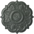 thumbnail image 1 of Ekena Millwork 20 1/4"OD x 1 1/2"P Deria Ceiling Medallion (Fits Canopies up to 6"), Hand-Painted Athenian Green Crackle, 1 of 6