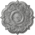 thumbnail image 1 of Ekena Millwork 20 1/4"OD x 1 1/2"P Deria Ceiling Medallion (Fits Canopies up to 6"), Hand-Painted Ultra Pure White Crackle, 1 of 6