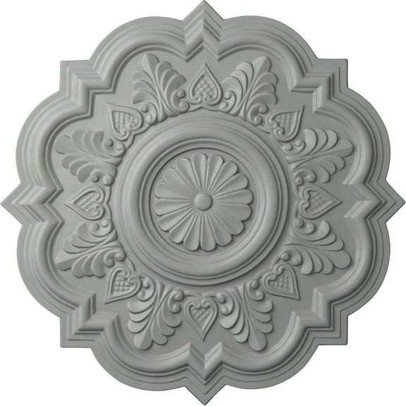 Ekena Millwork 20 1/4"OD x 1 1/2"P Deria Ceiling Medallion (Fits Canopies up to 6")
