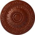 thumbnail image 1 of Ekena Millwork 20 1/4"OD x 1 1/2"P Lunel Ceiling Medallion (Fits Canopies up to 3 3/4"), Hand-Painted Firebrick, 1 of 6