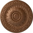 thumbnail image 1 of Ekena Millwork 20 1/4"OD x 1 1/2"P Lunel Ceiling Medallion (Fits Canopies up to 3 3/4"), Hand-Painted Polished Copper, 1 of 6