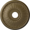 thumbnail image 1 of Ekena Millwork 20 1/8"OD x 3 7/8"ID x 1 7/8"P Berkshire Ceiling Medallion (Fits Canopies up to 6 3/8"), Hand-Painted Mississippi Mud, 1 of 7