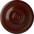 thumbnail image 1 of Ekena Millwork 20 5/8"OD x 1 3/8"P Raynor Ceiling Medallion (Fits Canopies up to 6"), Hand-Painted Brushed Mahogany, 1 of 8