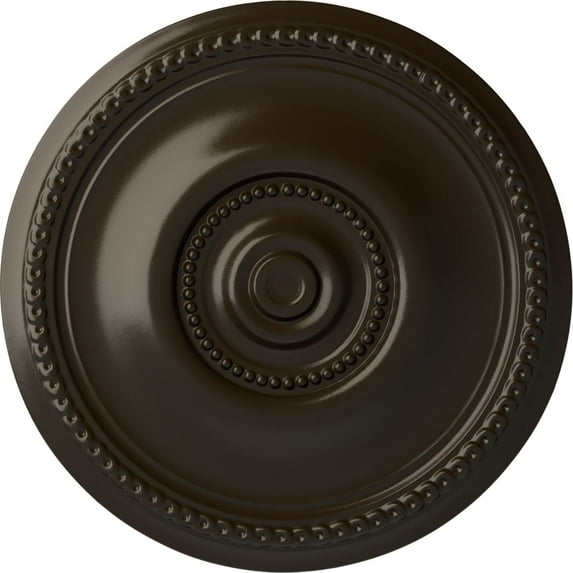 Ekena Millwork 20 5/8"OD x 1 3/8"P Raynor Ceiling Medallion (Fits Canopies up to 6"), Hand-Painted Stone Hearth