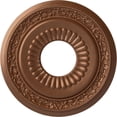 thumbnail image 1 of Ekena Millwork 20 5/8"OD x 6 1/4"ID x 1 3/8"P Lauren Ceiling Medallion (Fits Canopies up to 6 1/4"), Hand-Painted Polished Copper, 1 of 6