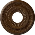 thumbnail image 1 of Ekena Millwork 20 5/8"OD x 6 1/4"ID x 1 3/8"P Lauren Ceiling Medallion (Fits Canopies up to 6 1/4"), Hand-Painted Root Beer Crackle, 1 of 6