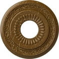 thumbnail image 1 of Ekena Millwork 20 5/8"OD x 6 1/4"ID x 1 3/8"P Lauren Ceiling Medallion (Fits Canopies up to 6 1/4"), Hand-Painted Smokey Topaz Crackle, 1 of 6