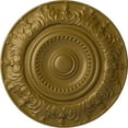 thumbnail image 1 of Ekena Millwork 20 7/8"OD x 1 1/4"P Biddix Ceiling Medallion (Fits Canopies up to 7 1/2"), Hand-Painted Gold, 1 of 7