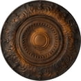 thumbnail image 1 of Ekena Millwork 20 7/8"OD x 1 1/4"P Biddix Ceiling Medallion (Fits Canopies up to 7 1/2"), Hand-Painted Rust, 1 of 7
