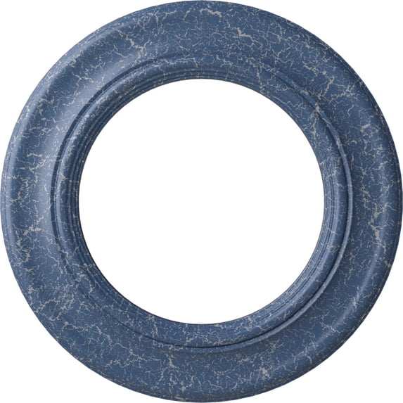 Ekena Millwork 20 7/8"OD x 12 7/8"ID x 1"P Holmdel Ceiling Medallion (Fits Canopies up to 12 7/8"), Hand-Painted Americana Crackle