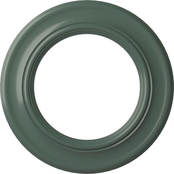 Ekena Millwork 20 7/8"OD x 12 7/8"ID x 1"P Holmdel Ceiling Medallion (Fits Canopies up to 12 7/8"), Hand-Painted Cloud Burst
