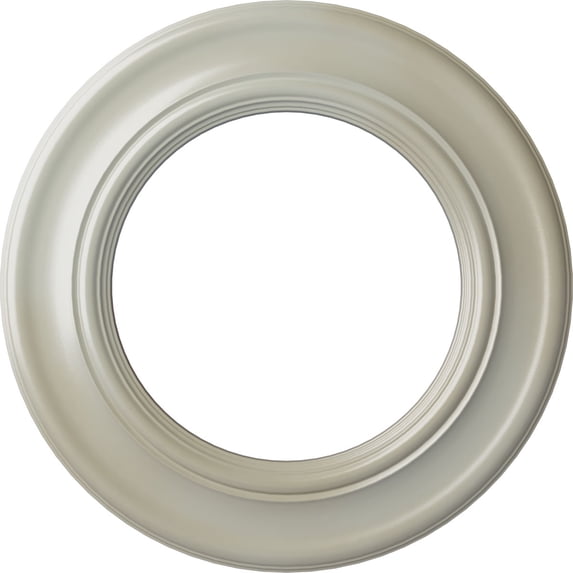 Ekena Millwork 20 7/8"OD x 12 7/8"ID x 1"P Holmdel Ceiling Medallion (Fits Canopies up to 12 7/8"), Hand-Painted Flash Blue