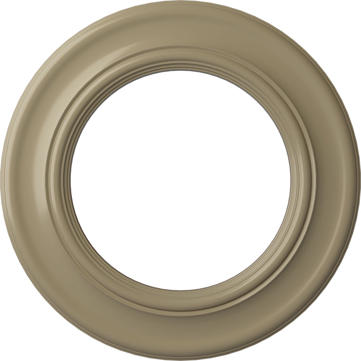 Ekena Millwork Heaton Ceiling Medallion - 27 1/2" OD, 3 7/8" ID, 2 1/4" Projection, Primed Urethane