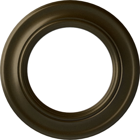 Ekena Millwork 20 7/8"OD x 12 7/8"ID x 1"P Holmdel Ceiling Medallion (Fits Canopies up to 12 7/8"), Hand-Painted Green Gold