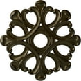 thumbnail image 1 of Ekena Millwork 20 7/8"OD x 3 5/8"ID x 1"P Angel Ceiling Medallion (Fits Canopies up to 4 3/8"), Hand-Painted Green Gold, 1 of 7