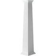 thumbnail image 1 of Ekena Millwork 20" Bottom Width to 16" Top Width x 5'H Craftsman Classic Square Tapered, Smooth PVC Column Kit, Crown Capital & Crown Base, 1 of 6