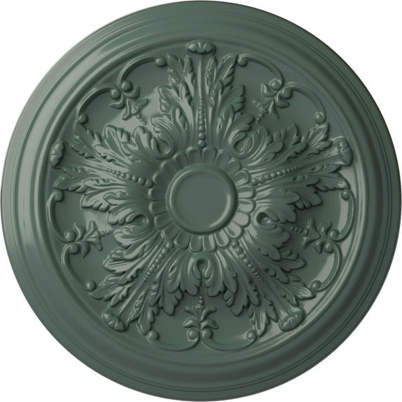 Ekena Millwork 20"OD x 1 1/2"P Damon Ceiling Medallion (Fits Canopies up to 3 3/8"), Hand-Painted Cloud Burst