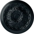 thumbnail image 1 of Ekena Millwork 20"OD x 1 1/2"P Damon Ceiling Medallion (Fits Canopies up to 3 3/8"), Hand-Painted Night Shade, 1 of 6
