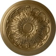 thumbnail image 1 of Ekena Millwork 20"OD x 1 1/2"P Damon Ceiling Medallion (Fits Canopies up to 3 3/8"), Hand-Painted Pale Gold, 1 of 6