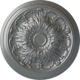 thumbnail image 1 of Ekena Millwork 20"OD x 1 1/2"P Damon Ceiling Medallion (Fits Canopies up to 3 3/8"), Hand-Painted Platinum, 1 of 6