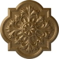 thumbnail image 1 of Ekena Millwork 20"OD x 1 3/4"P Bonetti Ceiling Medallion (Fits Canopies up to 5 1/8"), Hand-Painted Pale Gold, 1 of 6