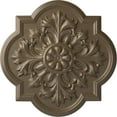 thumbnail image 1 of Ekena Millwork 20"OD x 1 3/4"P Bonetti Ceiling Medallion (Fits Canopies up to 5 1/8"), Hand-Painted Warm Silver, 1 of 6
