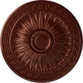thumbnail image 1 of Ekena Millwork 20"OD x 1 3/8"P Randee Ceiling Medallion (Fits Canopies up to 3 7/8"), Hand-Painted Antique Copper, 1 of 6