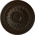 thumbnail image 1 of Ekena Millwork 20"OD x 1 3/8"P Randee Ceiling Medallion (Fits Canopies up to 3 7/8"), Hand-Painted Bronze, 1 of 6