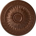 thumbnail image 1 of Ekena Millwork 20"OD x 1 3/8"P Randee Ceiling Medallion (Fits Canopies up to 3 7/8"), Hand-Painted Copper Penny, 1 of 6