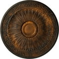 thumbnail image 1 of Ekena Millwork 20"OD x 1 3/8"P Randee Ceiling Medallion (Fits Canopies up to 3 7/8"), Hand-Painted Rust, 1 of 6