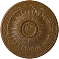 thumbnail image 1 of Ekena Millwork 20"OD x 1 3/8"P Randee Ceiling Medallion (Fits Canopies up to 3 7/8"), Hand-Painted Smokey Topaz Crackle, 1 of 6