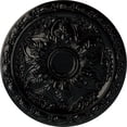 thumbnail image 1 of Ekena Millwork 20"OD x 1 5/8"P Baile Ceiling Medallion (Fits Canopies up to 3 1/4"), Hand-Painted Black Pearl, 1 of 7
