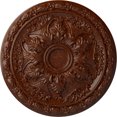 thumbnail image 1 of Ekena Millwork 20"OD x 1 5/8"P Baile Ceiling Medallion (Fits Canopies up to 3 1/4"), Hand-Painted Burnished Mahogany Crackle, 1 of 7