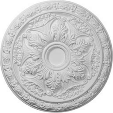 Ekena Millwork 20"OD x 1 5/8"P Baile Ceiling Medallion (Fits Canopies up to 3 1/4")