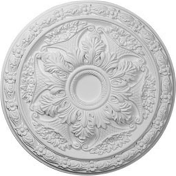 Ekena Millwork 20"OD x 1 5/8"P Baile Ceiling Medallion (Fits Canopies up to 3 1/4")