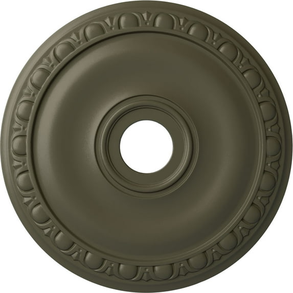 Ekena Millwork 20"OD x 3 5/8"ID x 1"P Jackson Ceiling Medallion (Fits Canopies up to 5 1/8"), Hand-Painted Witch Hazel