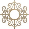thumbnail image 1 of Ekena Millwork 20"OD x 6 1/2"ID x 3/8"T Dijon Wood Fretwork Pierced Ceiling Medallion, Birch, 1 of 3