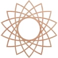 thumbnail image 1 of Ekena Millwork 20"OD x 7 3/4"ID x 3/8"T Eleanor Wood Fretwork Pierced Ceiling Medallion, Cherry, 1 of 3