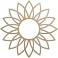 thumbnail image 1 of Ekena Millwork 20"OD x 7"ID x 3/8"T Daisy Wood Fretwork Pierced Ceiling Medallion, Hickory, 1 of 3