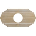 thumbnail image 1 of Ekena Millwork 20"W x 10"H x 5 1/4"ID x 3/8"T Chrysler Wood Fretwork Pierced Ceiling Medallion, Birch, 1 of 3