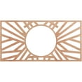 thumbnail image 1 of Ekena Millwork 20"W x 10"H x 7 3/8"ID x 3/8"T Hoover Wood Fretwork Pierced Ceiling Medallion, Cherry, 1 of 3