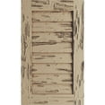 thumbnail image 1 of Ekena Millwork 20"W x 39"H Timberthane Pecky Cypress Vertical Faux Wood Non-Functional Gable Vent, Primed Tan, 1 of 5