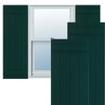 thumbnail image 1 of Ekena Millwork 21 1/2"W x 73"H True Fit PVC Four Board Joined Board-n-Batten Shutters, Thermal Green (Per Pair - Hardware Not Included), 1 of 9