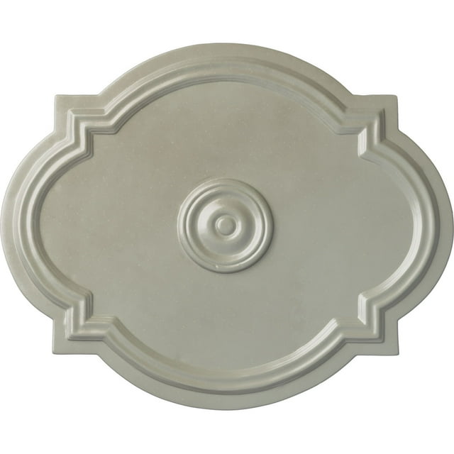 Ekena Millwork 21 1/4"W x 17 3/8"H x 1"P Waltz Ceiling Medallion (Fits Canopies up to 4 1/2"), Hand-Painted Flash Copper